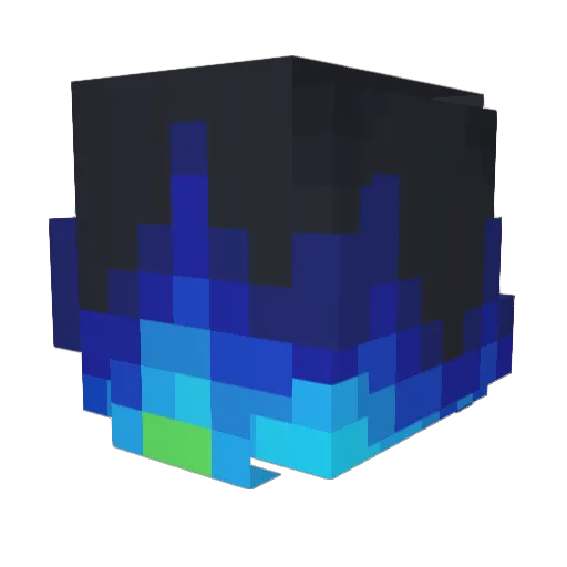 Vortexm_3 Minecraft avatar head, 3D render