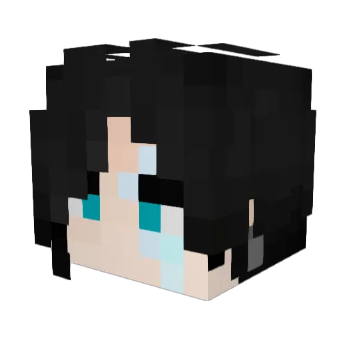 Vortic087 Minecraft avatar head, 3D render