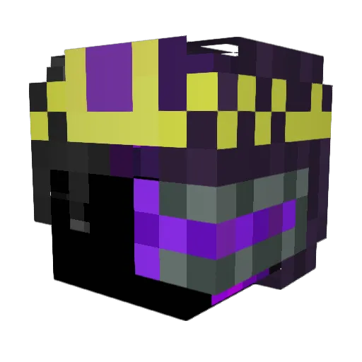 Vortixe Minecraft avatar head, 3D render