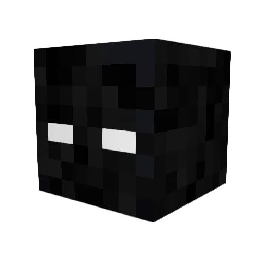Vortryn Minecraft avatar head, 3D render