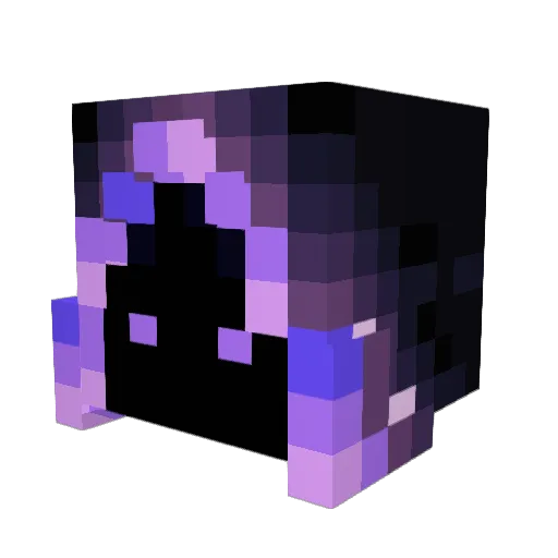Voryum Minecraft avatar head, 3D render