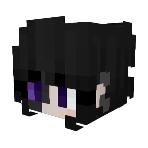 Vosatia Minecraft avatar head, 3D render