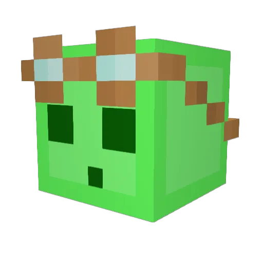 Voshima Minecraft avatar head, 3D render