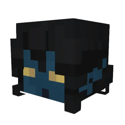 VostID Minecraft avatar head, 3D render
