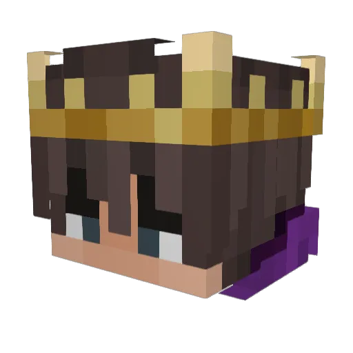 VostiiiiikCZ Minecraft avatar head, 3D render