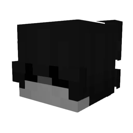 Votolocias Minecraft avatar head, 3D render