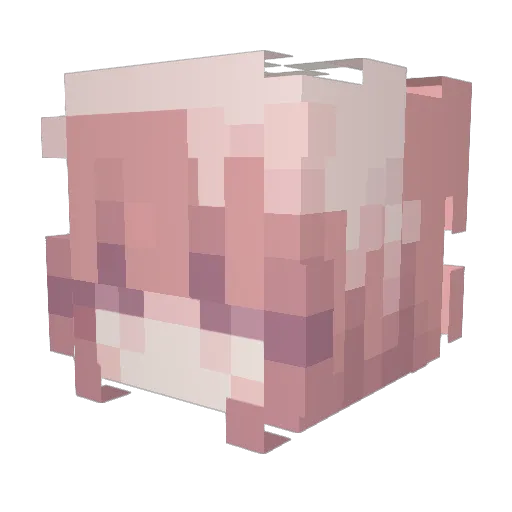 VougeVibes Minecraft avatar head, 3D render
