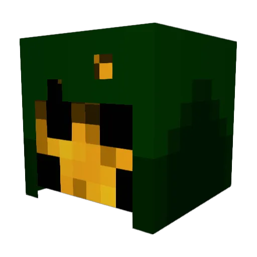 Vount_Vhocula Minecraft avatar head, 3D render