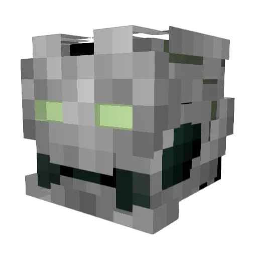 Vox4034 Minecraft avatar head, 3D render