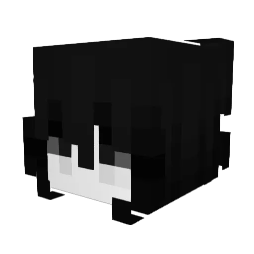 Vox9999 Minecraft avatar head, 3D render