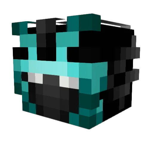 VoxOraLaD Minecraft avatar head, 3D render