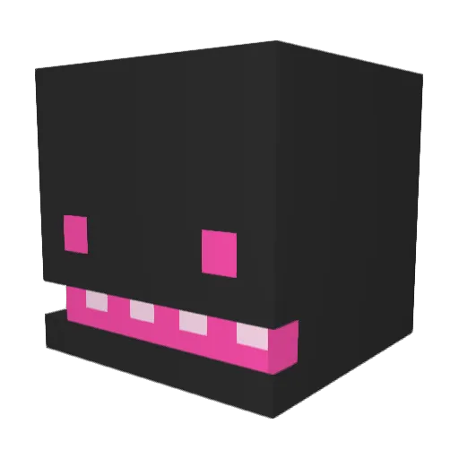 Voxial Minecraft avatar head, 3D render