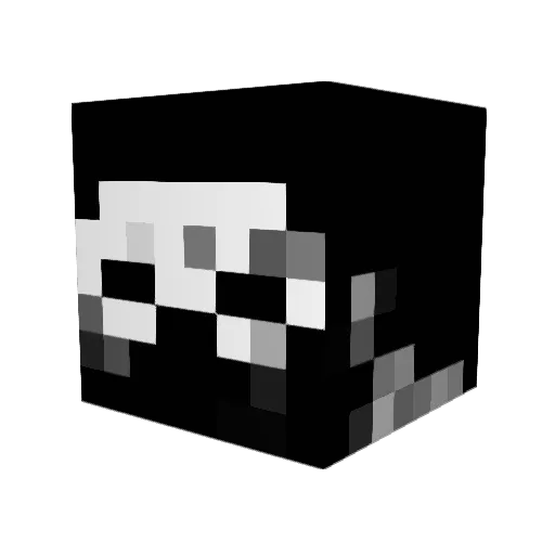 Voxr Minecraft avatar head, 3D render