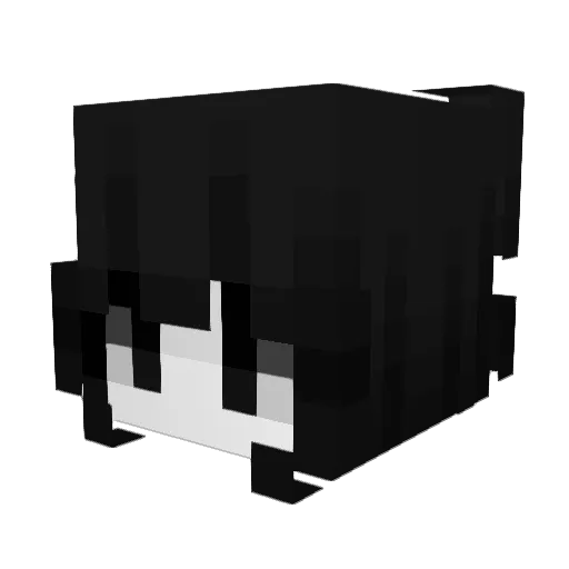 Voxtar Minecraft avatar head, 3D render