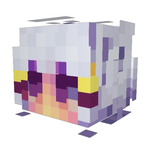Voyager_11 Minecraft avatar head, 3D render