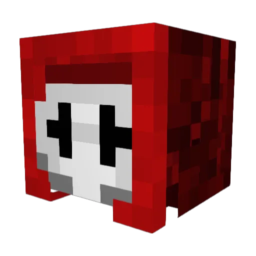 Vpvo Minecraft avatar head, 3D render