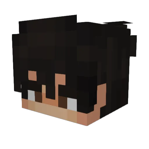 Vr2012 Minecraft avatar head, 3D render