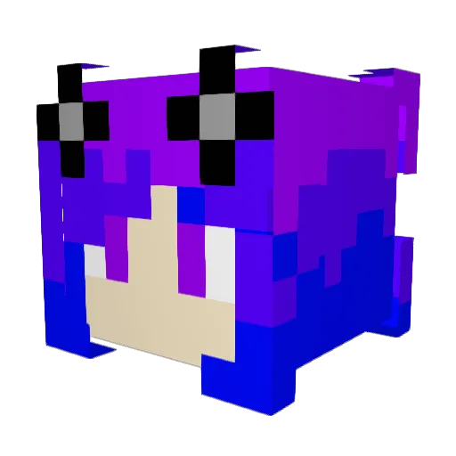 VrReapurr Minecraft avatar head, 3D render