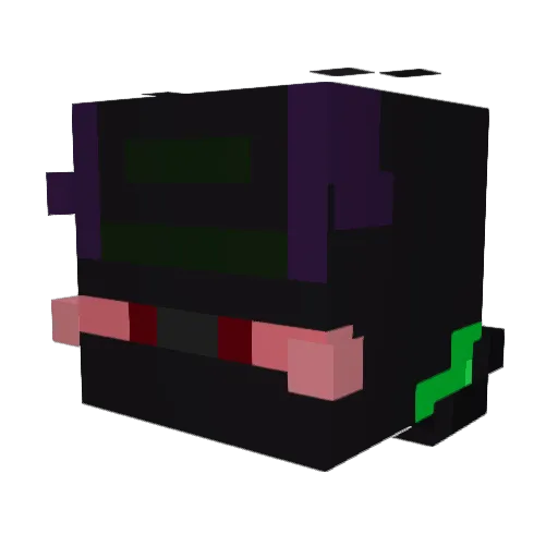 VraiRemi Minecraft avatar head, 3D render