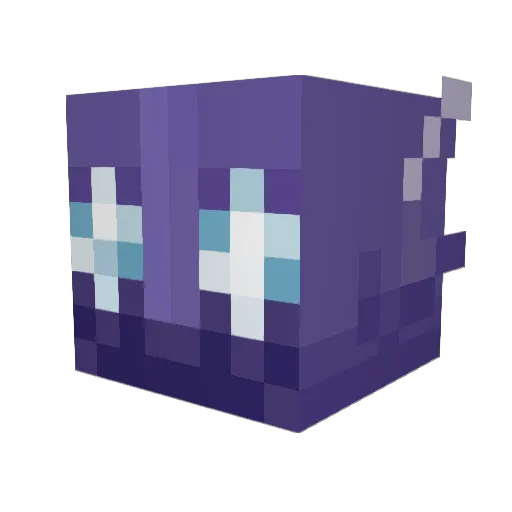 Vraltz Minecraft avatar head, 3D render
