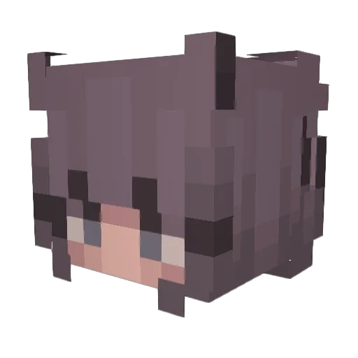 Vram3298 Minecraft avatar head, 3D render