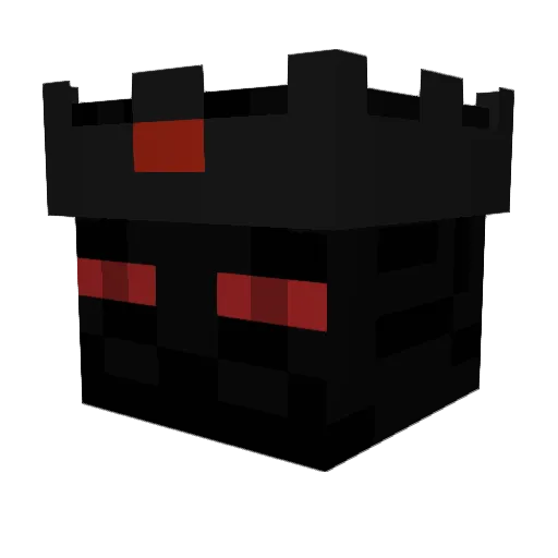 Vraylp Minecraft avatar head, 3D render