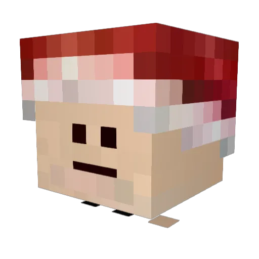 Vreapz_YT Minecraft avatar head, 3D render