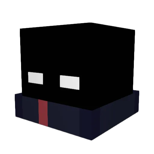 Vrizil Minecraft avatar head, 3D render