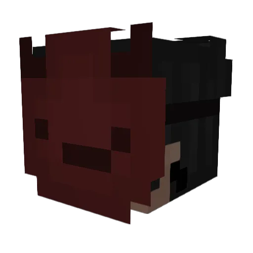 VrotUrod Minecraft avatar head, 3D render