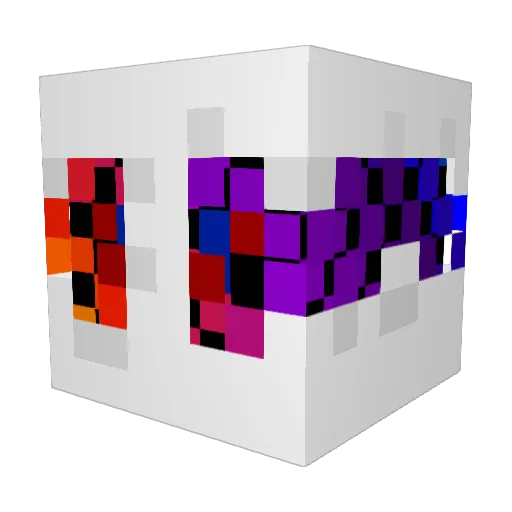 Vrubeine Minecraft avatar head, 3D render