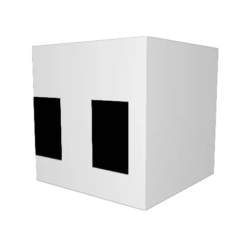 Vruniito Minecraft avatar head, 3D render