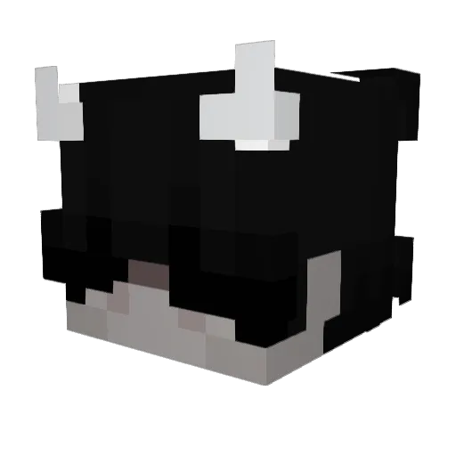 Vrxzzy Minecraft avatar head, 3D render