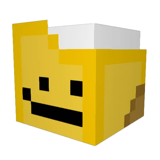 VtecxxtypeR Minecraft avatar head, 3D render