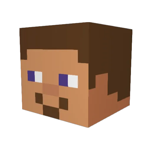Vtol914 Minecraft avatar head, 3D render