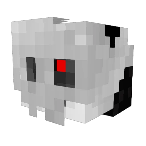 Vtrapx Minecraft avatar head, 3D render