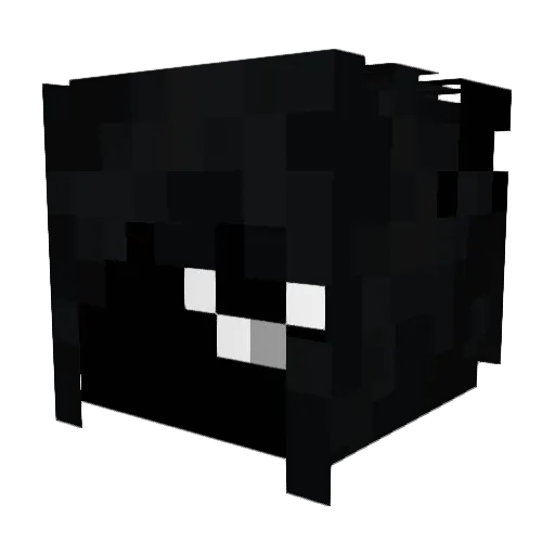 Vtxx13 Minecraft avatar head, 3D render