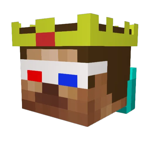 VuXe277 Minecraft avatar head, 3D render