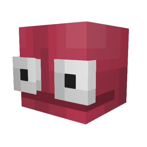 Vu__ Minecraft avatar head, 3D render