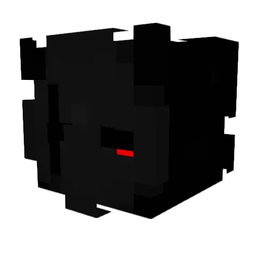 Vubaczeq Minecraft avatar head, 3D render