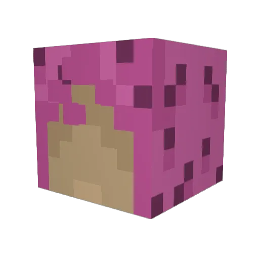 Vuban Minecraft avatar head, 3D render