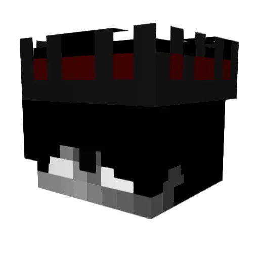 Vulcan0178 Minecraft avatar head, 3D render