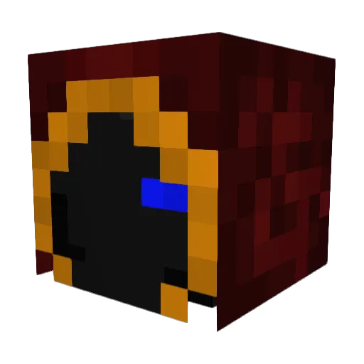 Vulcan48 Minecraft avatar head, 3D render