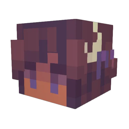 VulpariaVT Minecraft avatar head, 3D render