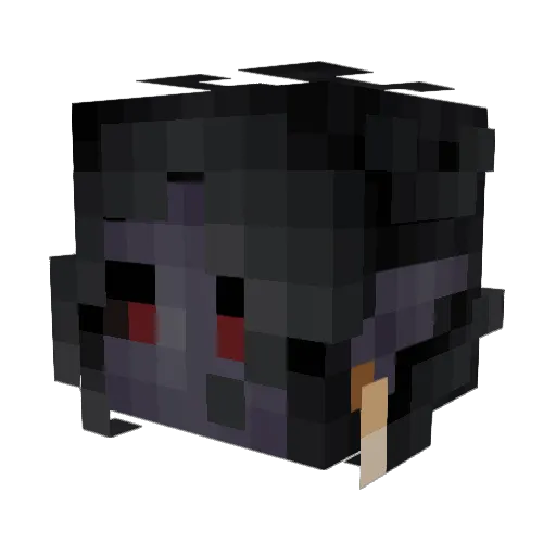 Vulpes_Pulpes Minecraft avatar head, 3D render