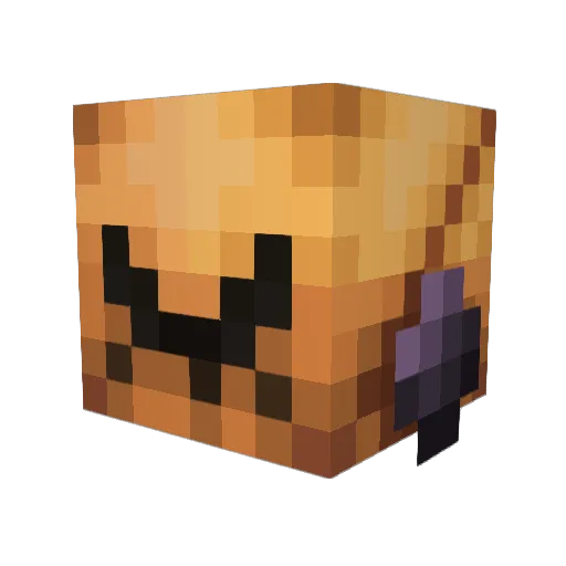 VulpiUgh Minecraft avatar head, 3D render