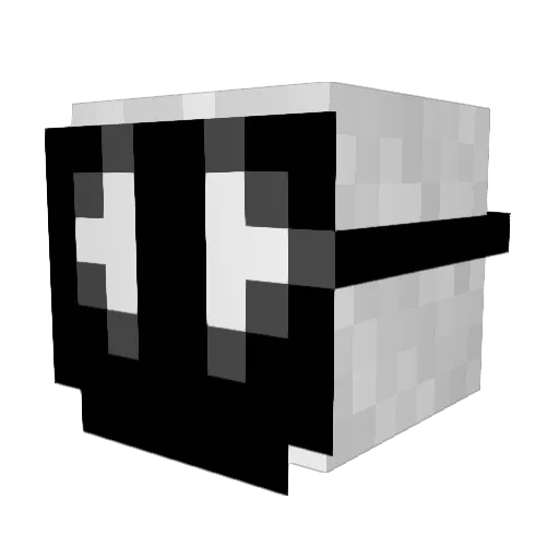 Vulpix_____ Minecraft avatar head, 3D render