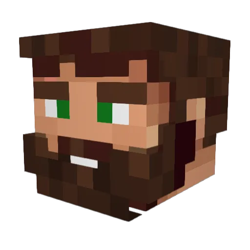 Vulture_Spy Minecraft avatar head, 3D render