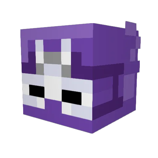 Vuluciti Minecraft avatar head, 3D render