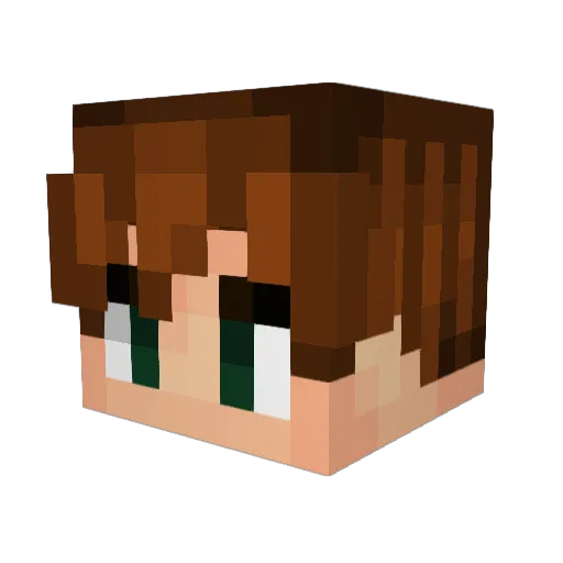 VuotoPrisma Minecraft avatar head, 3D render