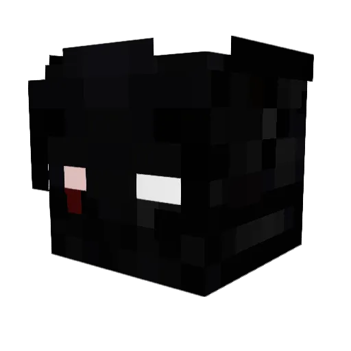Vuqqan Minecraft avatar head, 3D render